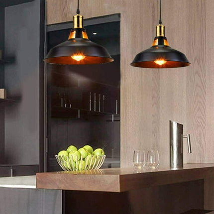2-Pack Retro Metal Pendant Light Shades – Vintage Style for Home