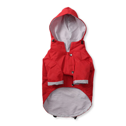 Waterproof Dog Raincoat – Windproof Padded Jacket for Small Dogs