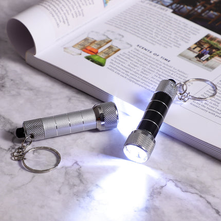 Mini Keychain Light Emergency Night Light Camping Flashlight Portable LED Torch Aluminum KeyringMini LED Keychain Flashlight – Portable Emergency Camping Light – Aluminum Torch