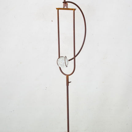 55" METAL BIRD ROCKER GARDEN STAKE
