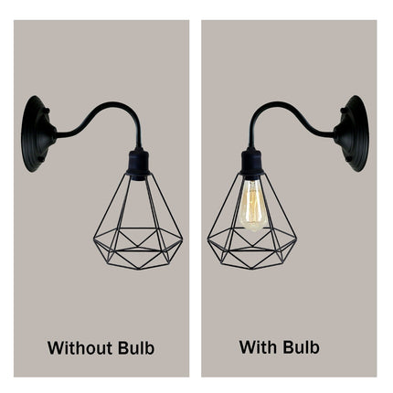Modern Industrial Wall Light – Vintage Black Indoor Lamp Fitting