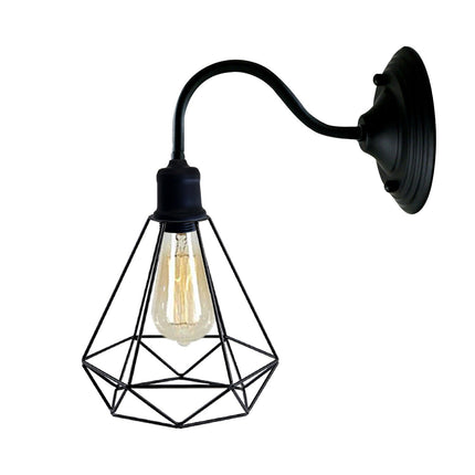 Modern Industrial Wall Light – Vintage Black Indoor Lamp Fitting