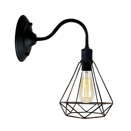 Modern Industrial Wall Light – Vintage Black Indoor Lamp Fitting