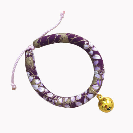 Japanese Style Cat Collar – Adjustable Breakaway Collar for Cats