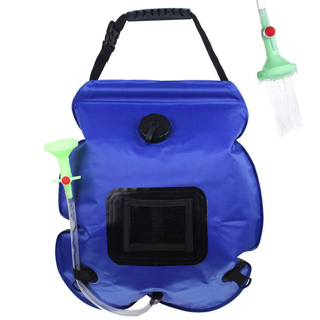 Outdoor Solar Bath Bag – 20L Portable Camping Water Storage Shower Bag