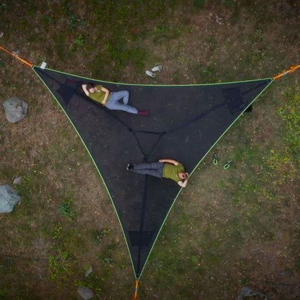 3-Point Multi-Person Hammock – Portable Triangle Hanging Tent