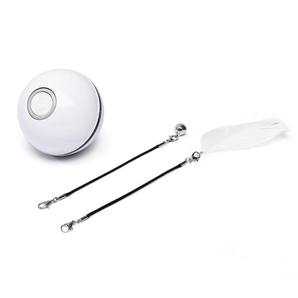 LED Laser Electronic Cat Toy Ball – Rolling Interactive Pet Toy