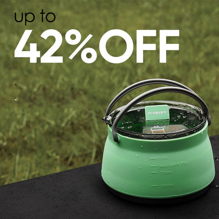 Folding Silicone Camping Kettle – Portable Outdoor Water Boiler