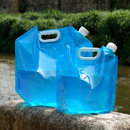 PVC Foldable Water Bags – Portable Outdoor Hiking & Camping Water Container