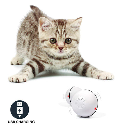 LED Laser Electronic Cat Toy Ball – Rolling Interactive Pet Toy