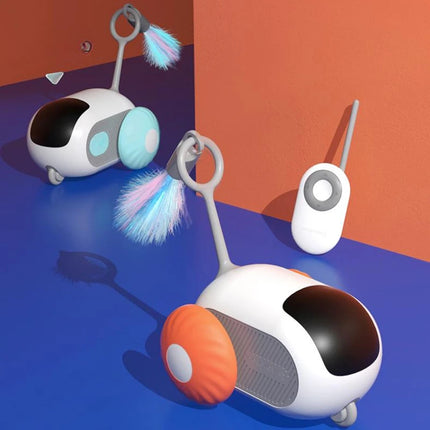 Remote Control Interactive Cat Car Toy – Smart Moving Chase Toy