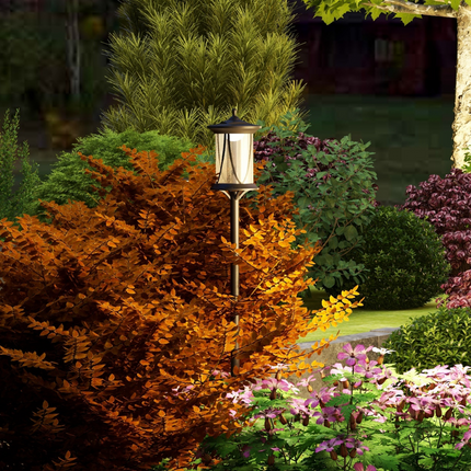 Outsunny 1.3 M LED Outdoor Street Light, Waterproof IP44, Cool White
