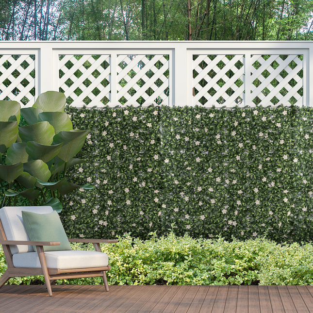 Transform Your Space: 12PCS Faux Rhododendron Greenery Wall Panels