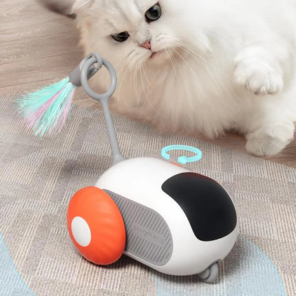 Remote Control Interactive Cat Car Toy – Smart Moving Chase Toy