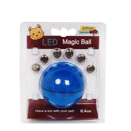 LED Laser Electronic Cat Toy Ball – Rolling Interactive Pet Toy