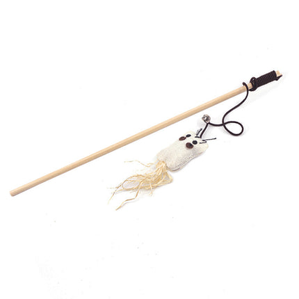 Funny Cat Wand Toy with Hemp Rope – Hanging Climbing Toy for Cats