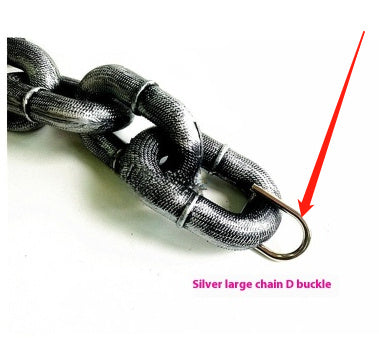 Heavy-Duty Plastic Dog Leash with Iron Chain – Large Hand-Held Rope