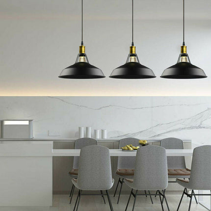 3-Pack Metal Pendant Lights – Stylish Kitchen Island Ceiling Lamps