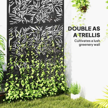 Garden Decorative Fence Panel 47.2" W x 23.6" H