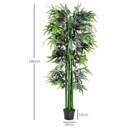 Realistic 1.8m Artificial Bamboo Tree – Low Maintenance Greenery for Any Space