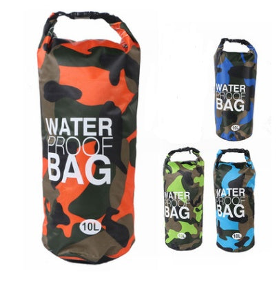 Waterproof Camouflage Bucket Bag – Beach, Drifting & Outdoor Storage Bag