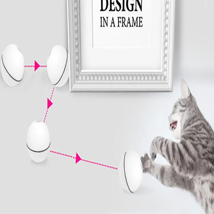 LED Laser Electronic Cat Toy Ball – Rolling Interactive Pet Toy
