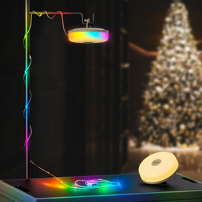 Colorful LED Camping Lantern – Outdoor Atmosphere Light for Tent or Canopy