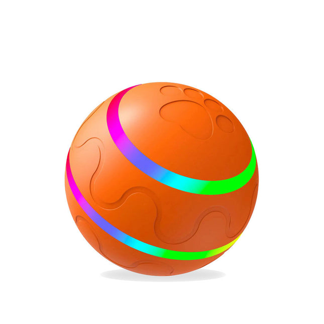 Smart Interactive Dog Ball – Automatic Rotating Toy with Remote Control
