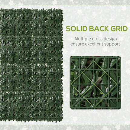 Transform Your Space: 12PCS Faux Rhododendron Greenery Wall Panels