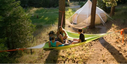 3-Point Multi-Person Hammock – Portable Triangle Hanging Tent