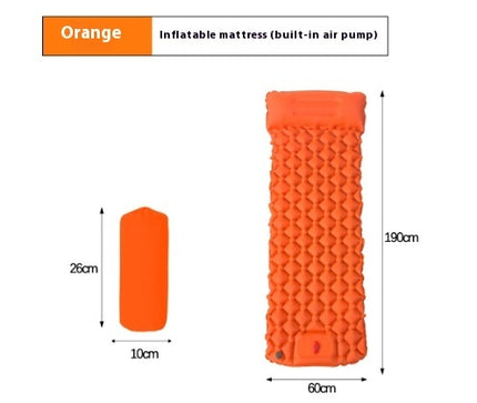 Outdoor Inflatable Sleeping Pad – Press-to-Inflate Camping Mat