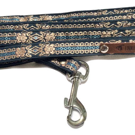 Finnigan Designer Cotton Dog Collar – Stylish Vintage Pattern for Trendy Dogs