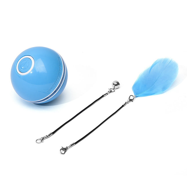 LED Laser Electronic Cat Toy Ball – Rolling Interactive Pet Toy