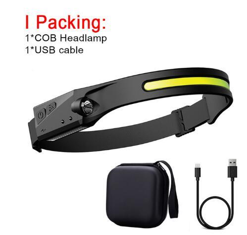 USB Rechargeable LED Headlamp – Waterproof Camping & Hunting Flashlight