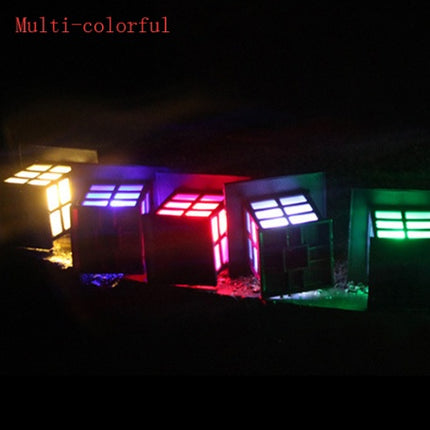 Solar Square Garden Light – Waterproof Outdoor Wall or Pathway LED Lamp