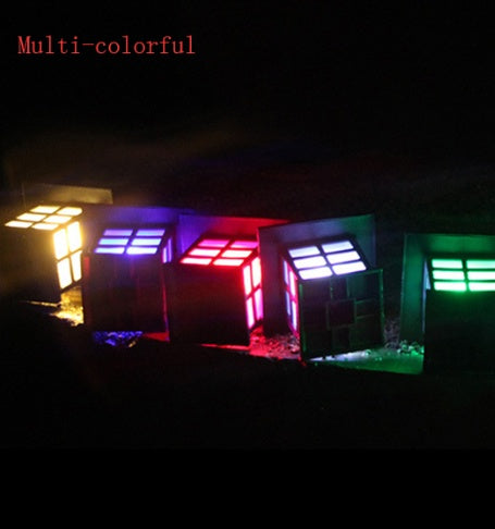 Solar Square Garden Light – Waterproof Outdoor Wall or Pathway LED Lamp