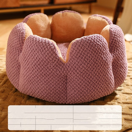 Soft and Warm Cat Bed – Plush Indoor Pet Nest for Cats