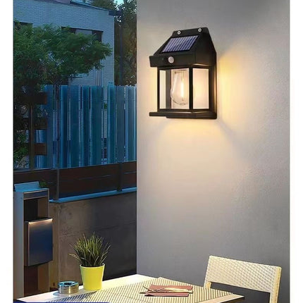 Outdoor Solar Garden Wall Light – Waterproof Tungsten Induction Lamp for Yard & Patio