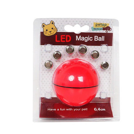 LED Laser Electronic Cat Toy Ball – Rolling Interactive Pet Toy