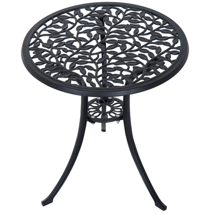 Cast Aluminium 3 Pcs Bistro Set-Black