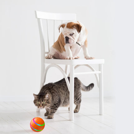 Smart Interactive Dog Ball – Automatic Rotating Toy with Remote Control