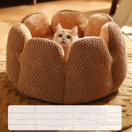 Soft and Warm Cat Bed – Plush Indoor Pet Nest for Cats