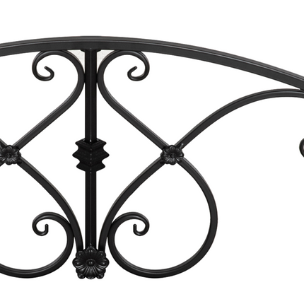 Decorative Garden Bridge Classic Footbridge w/ Safety Rails for Creek Stream