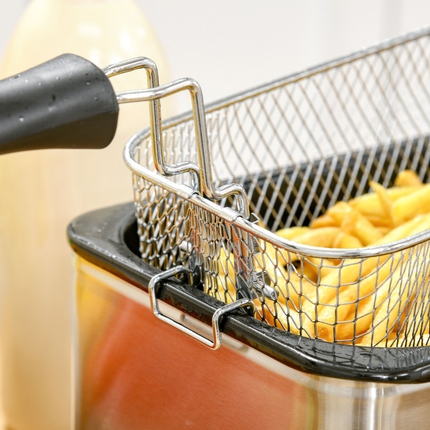HOMCOM Deep Fat Fryer 3L 2000W – Adjustable Temp & 60min Timer