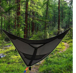 3-Point Multi-Person Hammock – Portable Triangle Hanging Tent