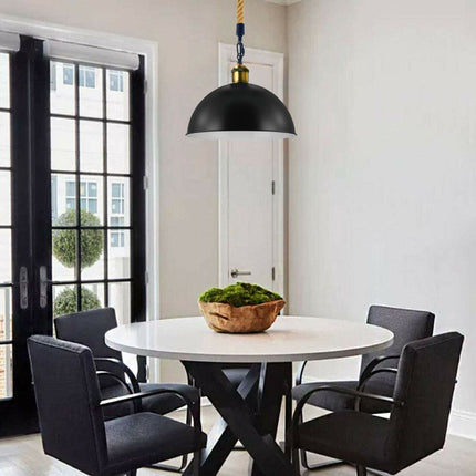 Modern Hemp Ceiling Pendant Light – Retro Hanging Lamps