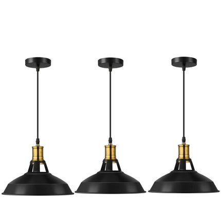 3-Pack Metal Pendant Lights – Stylish Kitchen Island Ceiling Lamps