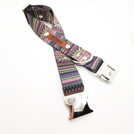 Regal Pooch Cotton Dog Collar – Premium Soft Fabric Collar for Small & Large Dogs