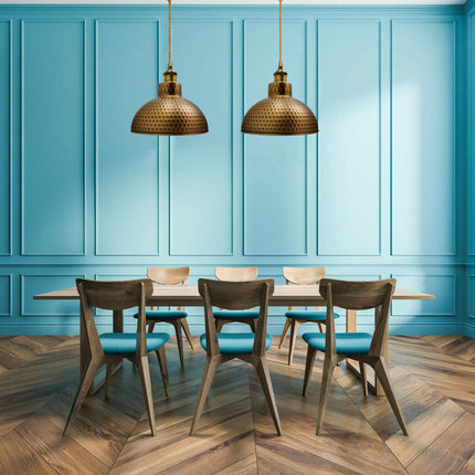Modern Pendant Ceiling Light – Metal Lampshade – Industrial Style