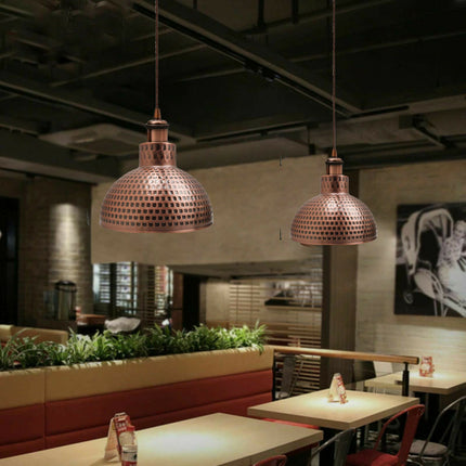Modern Pendant Ceiling Light – Metal Lampshade – Industrial Style